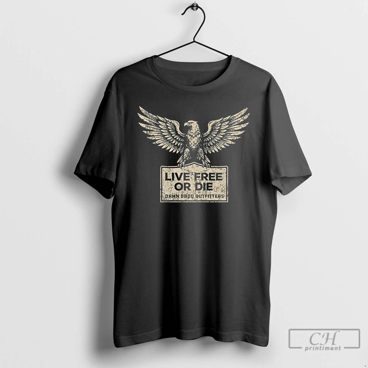 Classic Live Free Or Die Damn Good Outfitters - Adult & Kids T-Shirts, Sweatshirts & Hoodies apparel design preview 1