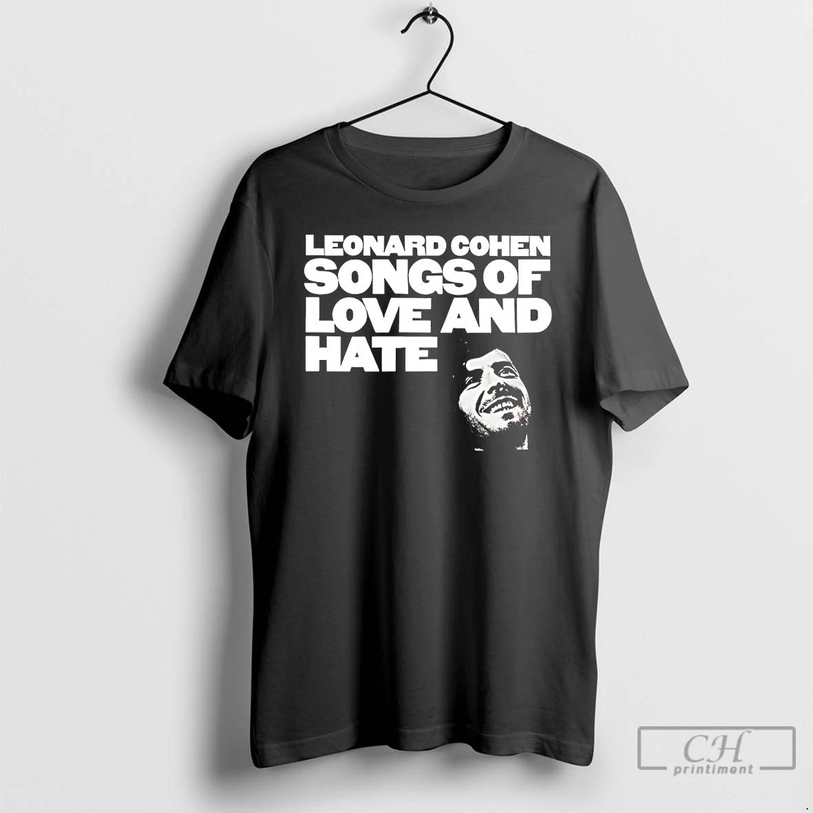 Classic Leonard Cohen Songs Of Love And Hate - Adult & Kids T-Shirts, Sweatshirts & Hoodies apparel design preview 1