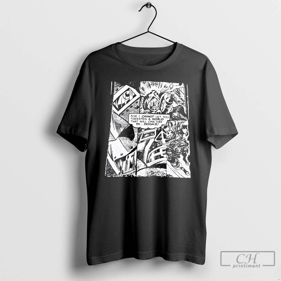 Classic Monochrome Comic Book Panel - Adult & Kids T-Shirts, Sweatshirts & Hoodies apparel design preview 1