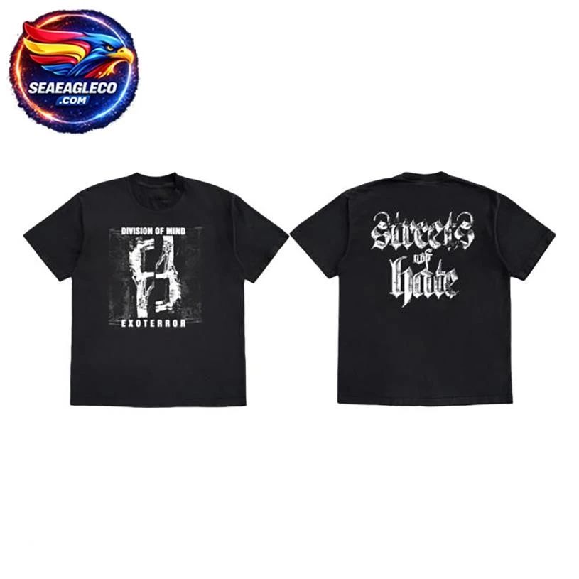 Streets Of Hate Division Mind Exoterror Two Sided - Adult & Kids T-Shirts, Sweatshirts & Hoodies apparel design preview 1