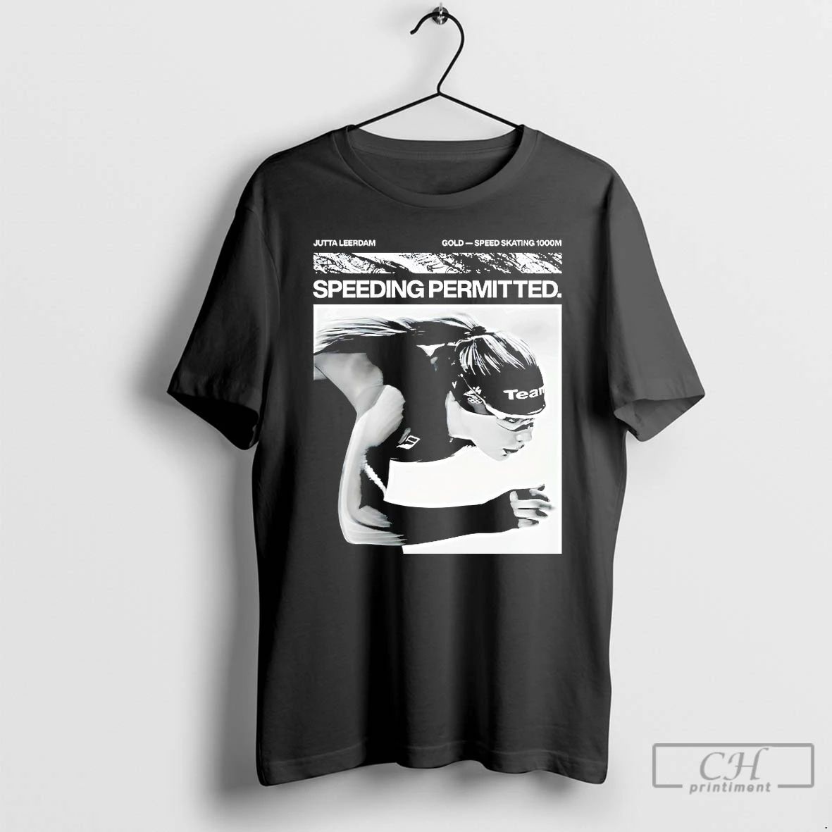 Classic Jutta Leerdam Speeding Permitted Gold Medal - Adult & Kids T-Shirts, Sweatshirts & Hoodies apparel design preview 1