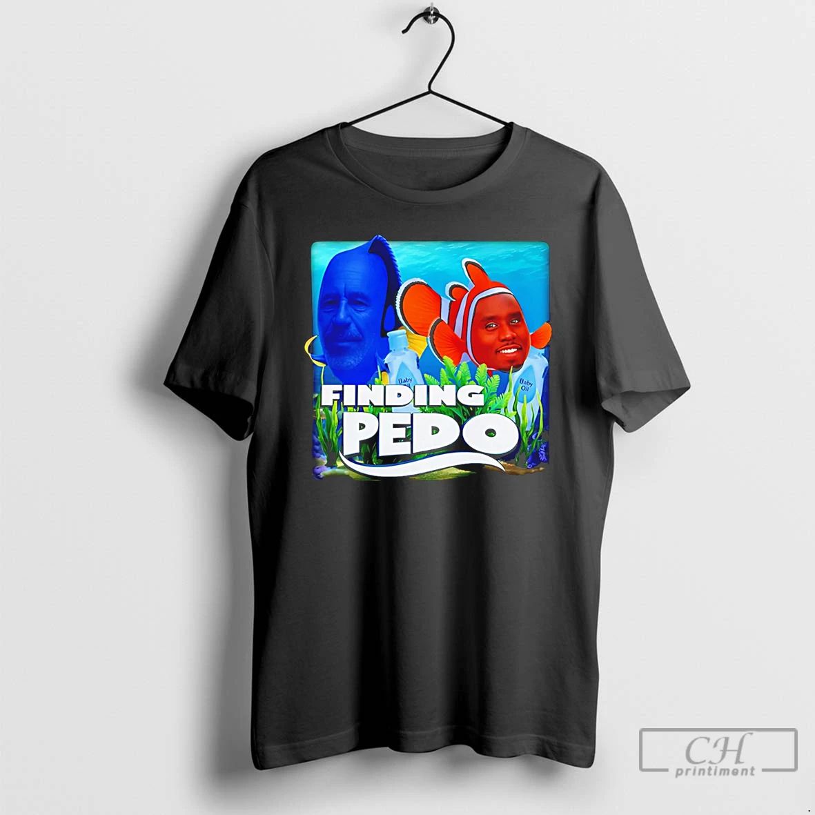 Classic Finding Pedo Epstein Diddy Meme - Adult & Kids T-Shirts, Sweatshirts & Hoodies apparel design preview 1