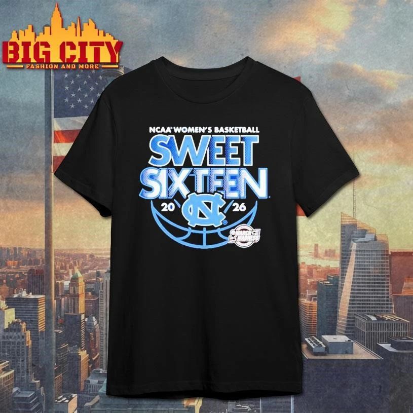 UNC Women's Basketball 2026 NCAA March Madness Sweet - Adult & Kids T-Shirts, Sweatshirts & Hoodies apparel design preview 1