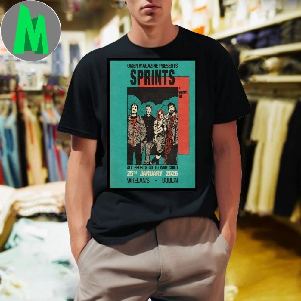 Sprints Whelan's In Dublin Ireland January 25 2026 - Adult & Kids T-Shirts, Sweatshirts & Hoodies apparel design preview 1