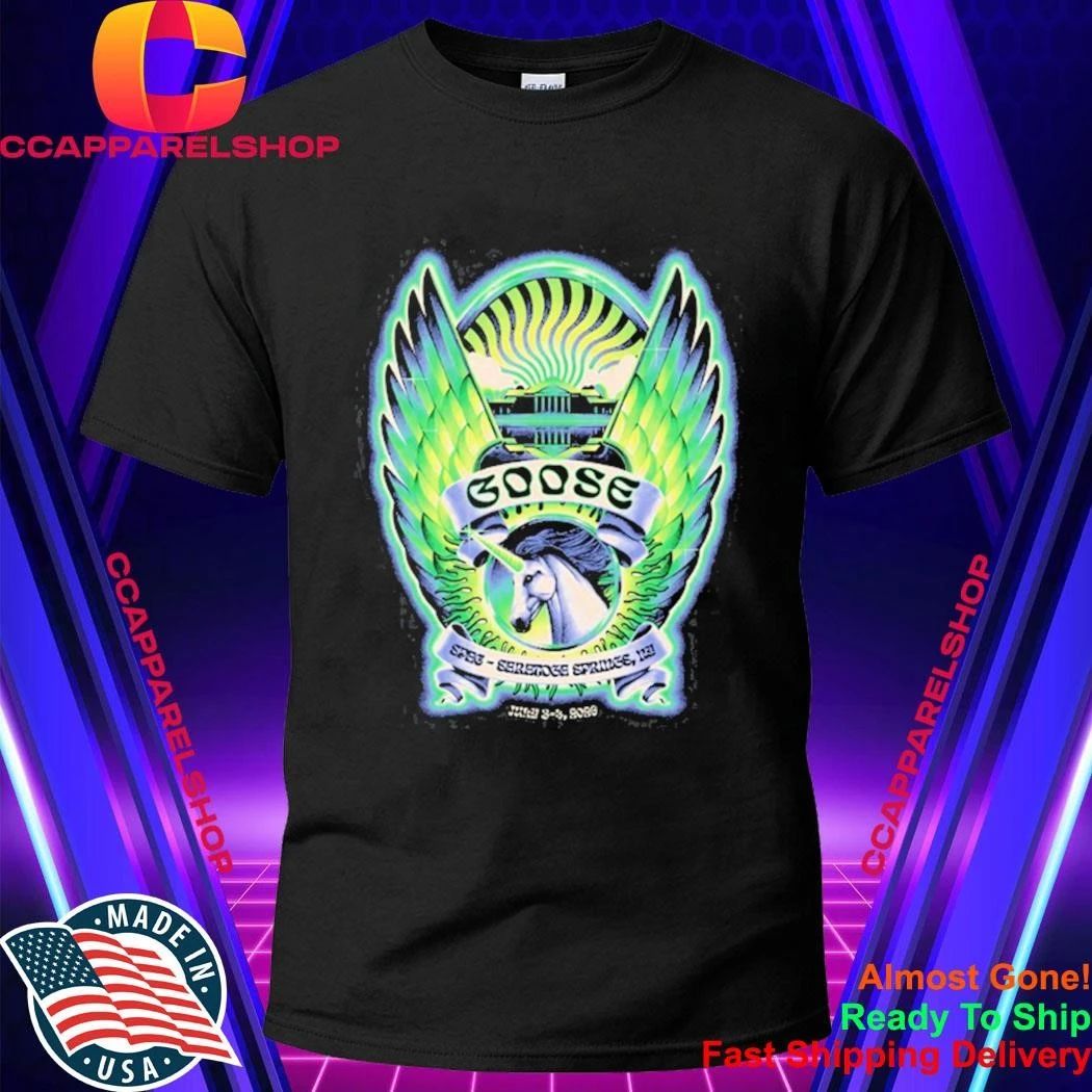 Goose Saratoga Springs NY Tour On Jul 3-4 2026 - Adult & Kids T-Shirts, Sweatshirts & Hoodies apparel design preview 1