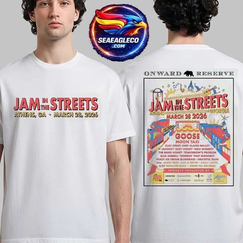 Jam In The Streets Festival 2026 Athens Georgia - Adult & Kids T-Shirts, Sweatshirts & Hoodies apparel design preview 1