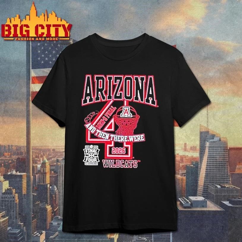 Arizona Wildcats Mens Basketball 2026 Final Four - Adult & Kids T-Shirts, Sweatshirts & Hoodies apparel design preview 1