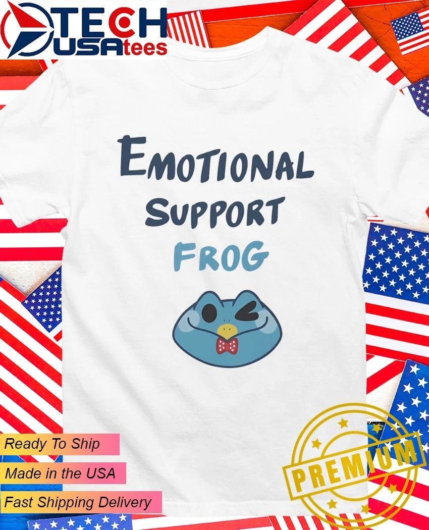 Emotional Support Frog Fizzarolli - Adult & Kids T-Shirts, Sweatshirts & Hoodies apparel design preview 1