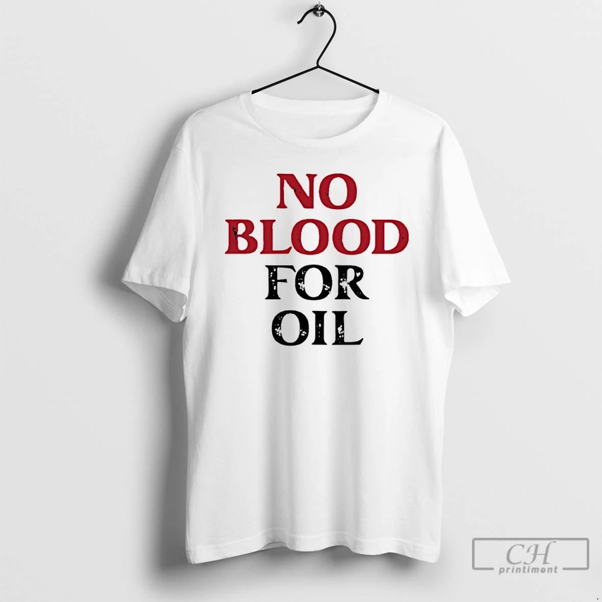 Classic No Blood For Oil - Adult & Kids T-Shirts, Sweatshirts & Hoodies apparel design preview 1