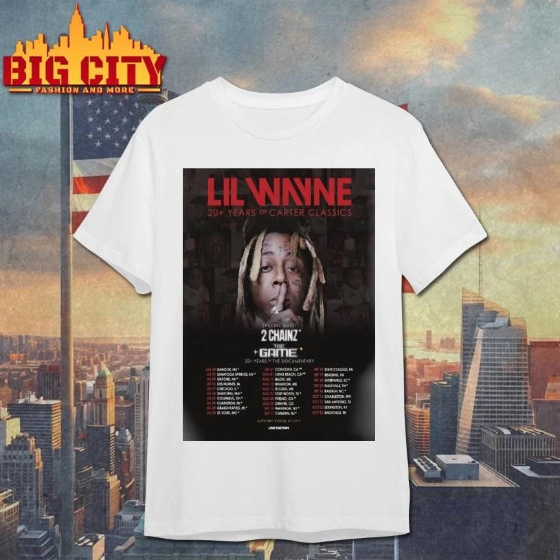 Lil Wayne 20 Years Of Carter Classics North America - Adult & Kids T-Shirts, Sweatshirts & Hoodies apparel design preview 1
