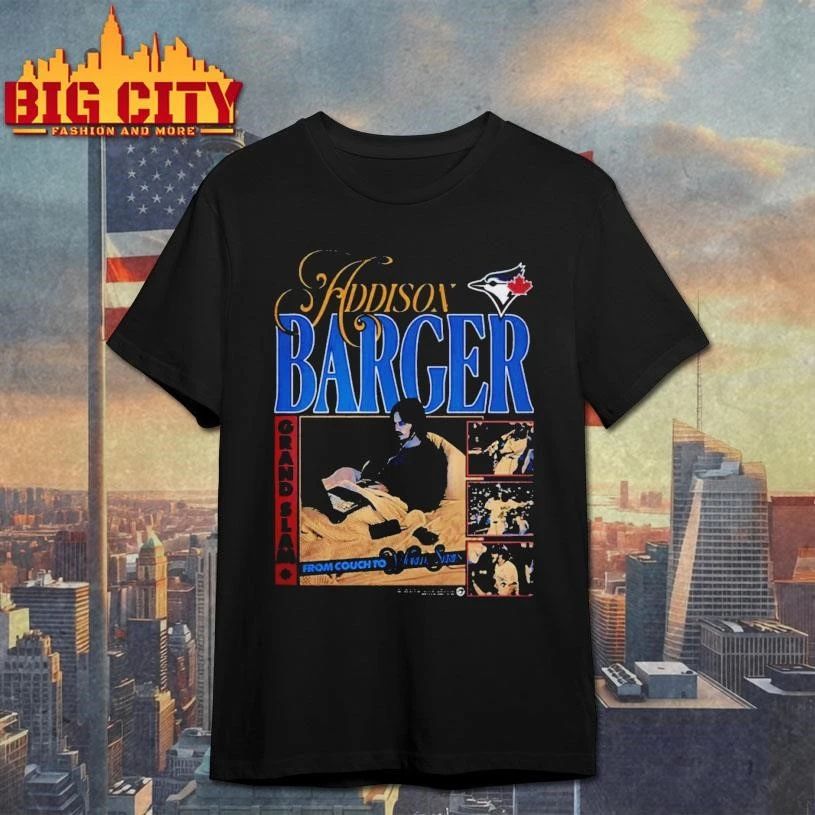 Giveaway Blue Jays Addison Barger Couch 2026 - Adult & Kids T-Shirts, Sweatshirts & Hoodies apparel design preview 1