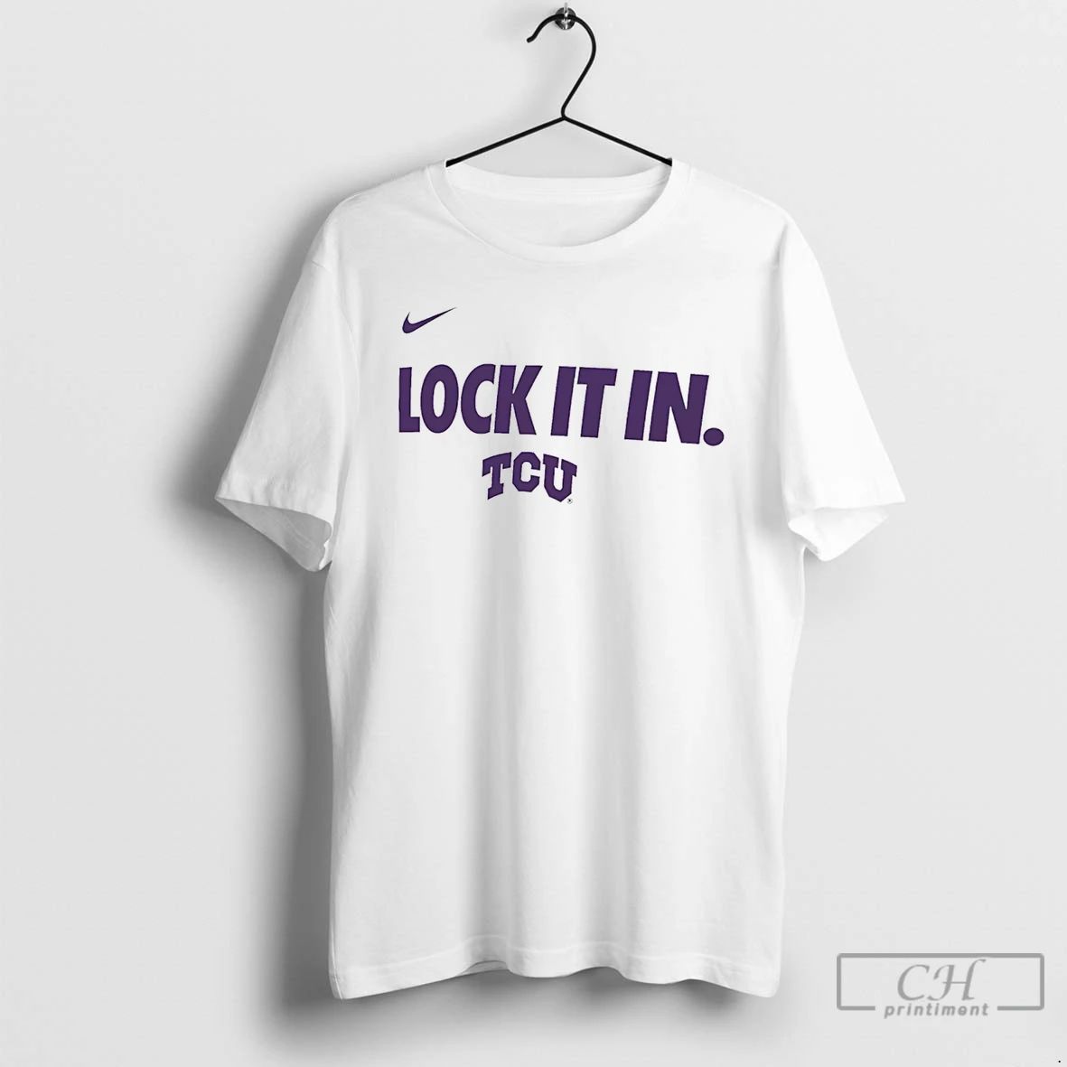 Classic Tcu Horned Frogs Lock It In Logo - Adult & Kids T-Shirts, Sweatshirts & Hoodies apparel design preview 1