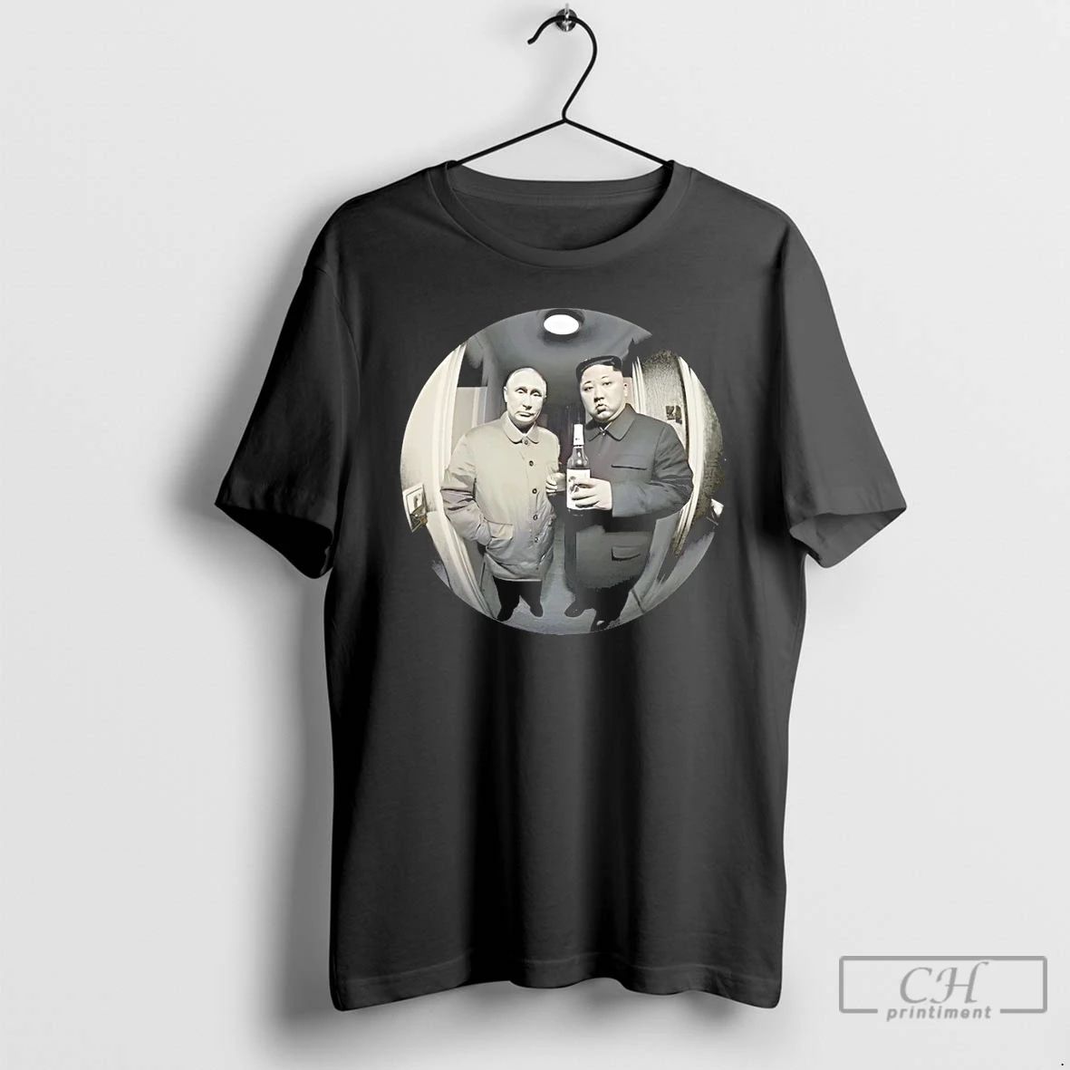 Classic Kim Jong Un And Vladimir Putin Funny Meme - Adult & Kids T-Shirts, Sweatshirts & Hoodies apparel design preview 1