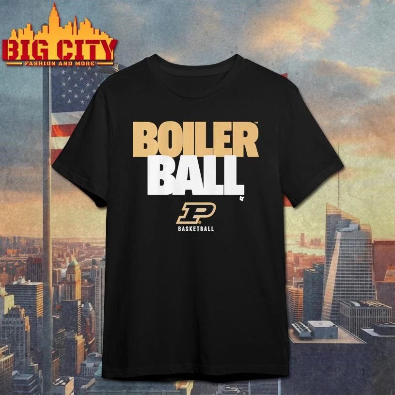 Boiler Ball Text Stack P Basketball Graphic - Adult & Kids T-Shirts, Sweatshirts & Hoodies apparel design preview 1