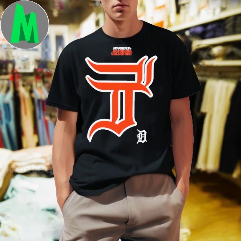 Detroit Tigers New Era x Hyperfly Logo 2025 - Adult & Kids T-Shirts, Sweatshirts & Hoodies apparel design preview 1
