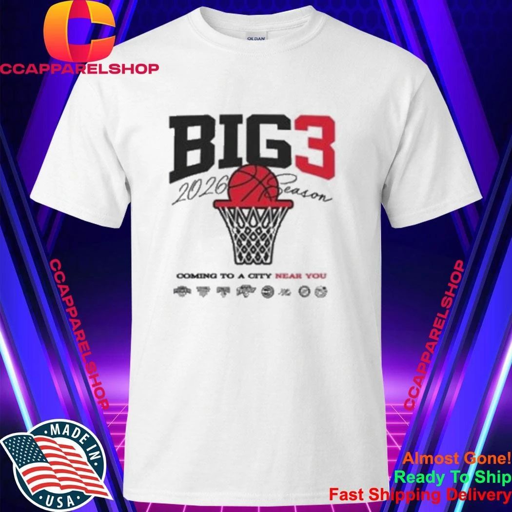 Big3 2026 Season Tour Coming To A City Near you - Adult & Kids T-Shirts, Sweatshirts & Hoodies apparel design preview 1