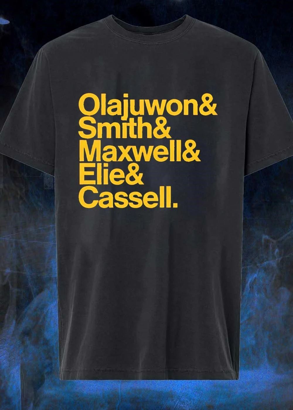 Houston Rockets Basketball Legends Olajuwon Smith - Adult & Kids T-Shirts, Sweatshirts & Hoodies apparel design preview 1