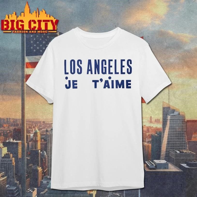 Los Angeles Je T aime Graphic - Adult & Kids T-Shirts, Sweatshirts & Hoodies apparel design preview 1