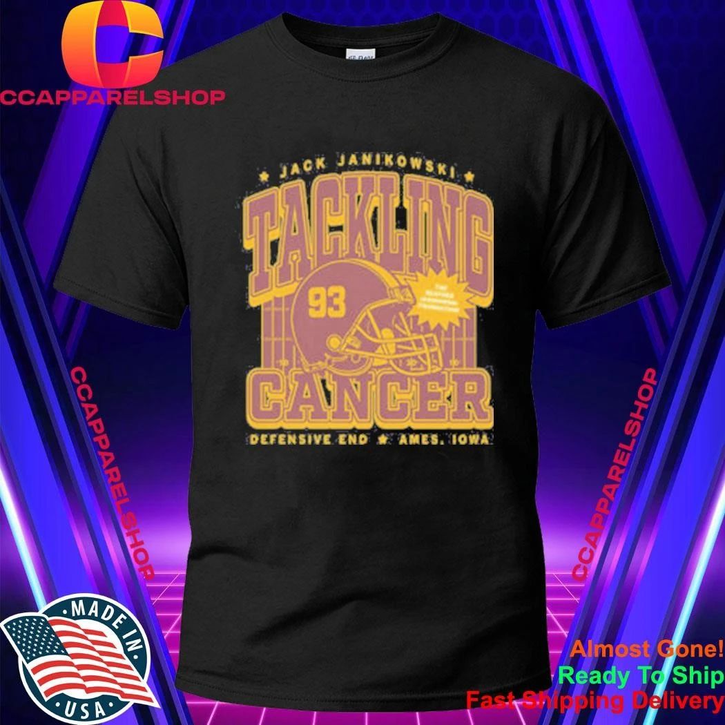 Tackling Cancer Jack Janikowski Football - Adult & Kids T-Shirts, Sweatshirts & Hoodies apparel design preview 1