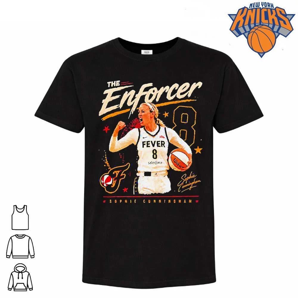 Sophie Cunningham Indiana Fever WNBA The Enforcer 8 - Adult & Kids T-Shirts, Sweatshirts & Hoodies apparel design preview 1