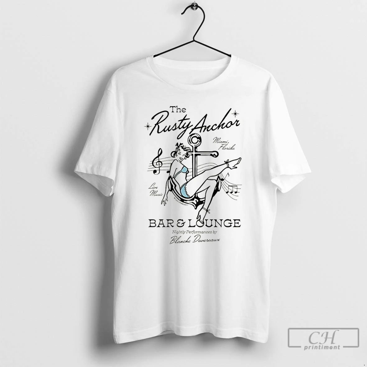Classic The Rusty Anchor Bar And Lounge Nightly - Adult & Kids T-Shirts, Sweatshirts & Hoodies apparel design preview 1
