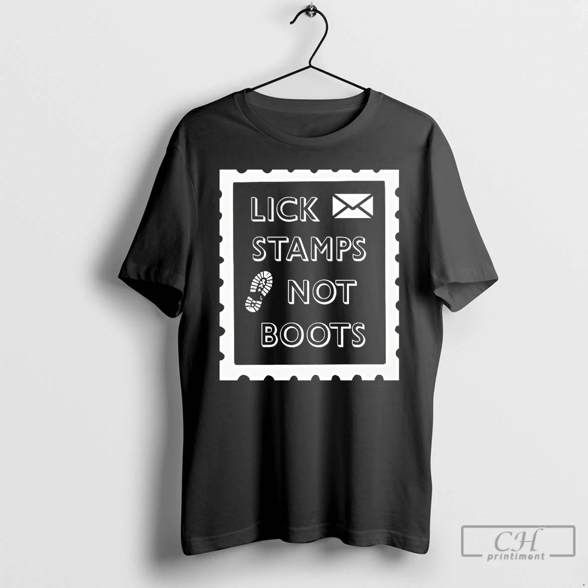 Classic Lick Stamps Not Boots - Adult & Kids T-Shirts, Sweatshirts & Hoodies apparel design preview 1