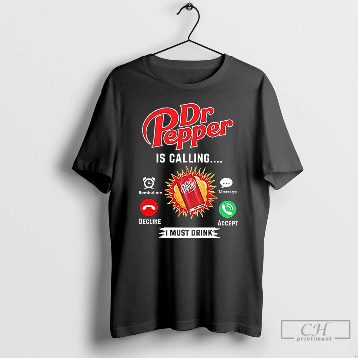 Classic Dr Pepper Is Calling Im Must Drink - Adult & Kids T-Shirts, Sweatshirts & Hoodies apparel design preview 1