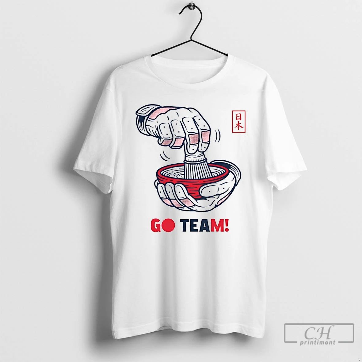 Classic Japan Tea Celebration Go Team - Adult & Kids T-Shirts, Sweatshirts & Hoodies apparel design preview 1