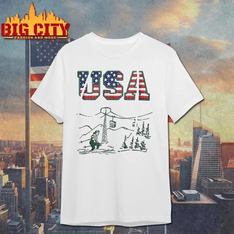 USA Cross-Country Skiing Team Winter 2026 Woll - Adult & Kids T-Shirts, Sweatshirts & Hoodies apparel design preview 1