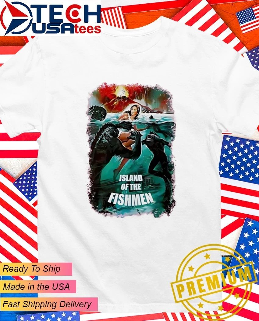 Island of the Fishmen - Adult & Kids T-Shirts, Sweatshirts & Hoodies apparel design preview 1