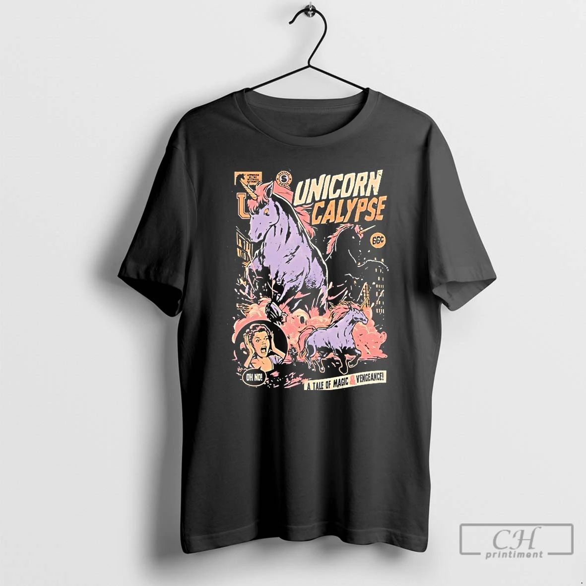 Classic Unicorncalypse A Tale Of Magic And Vengeance - Adult & Kids T-Shirts, Sweatshirts & Hoodies apparel design preview 1