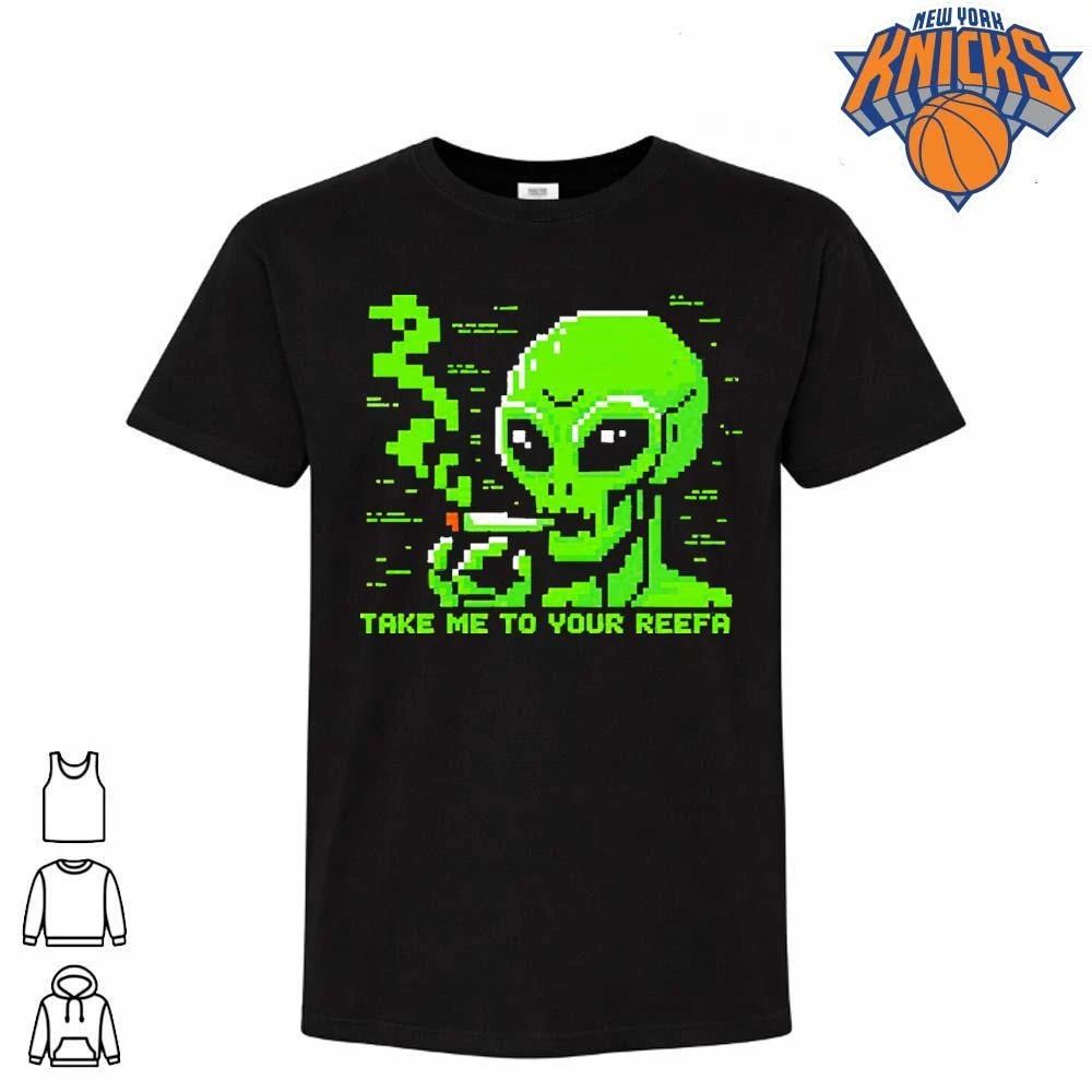 Take me to your reefa alien - Adult & Kids T-Shirts, Sweatshirts & Hoodies apparel design preview 1