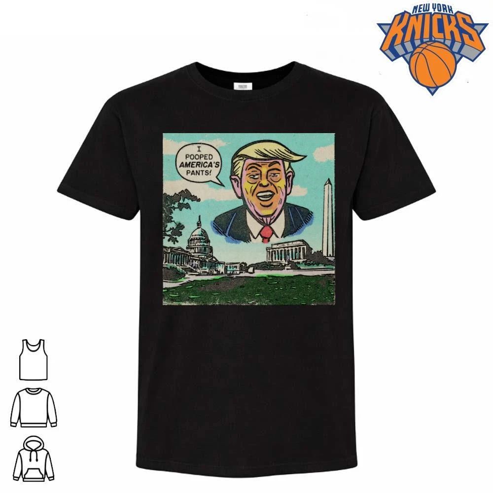 I Pooped Americas Pants Funny Vintage Comic Book - Adult & Kids T-Shirts, Sweatshirts & Hoodies apparel design preview 1