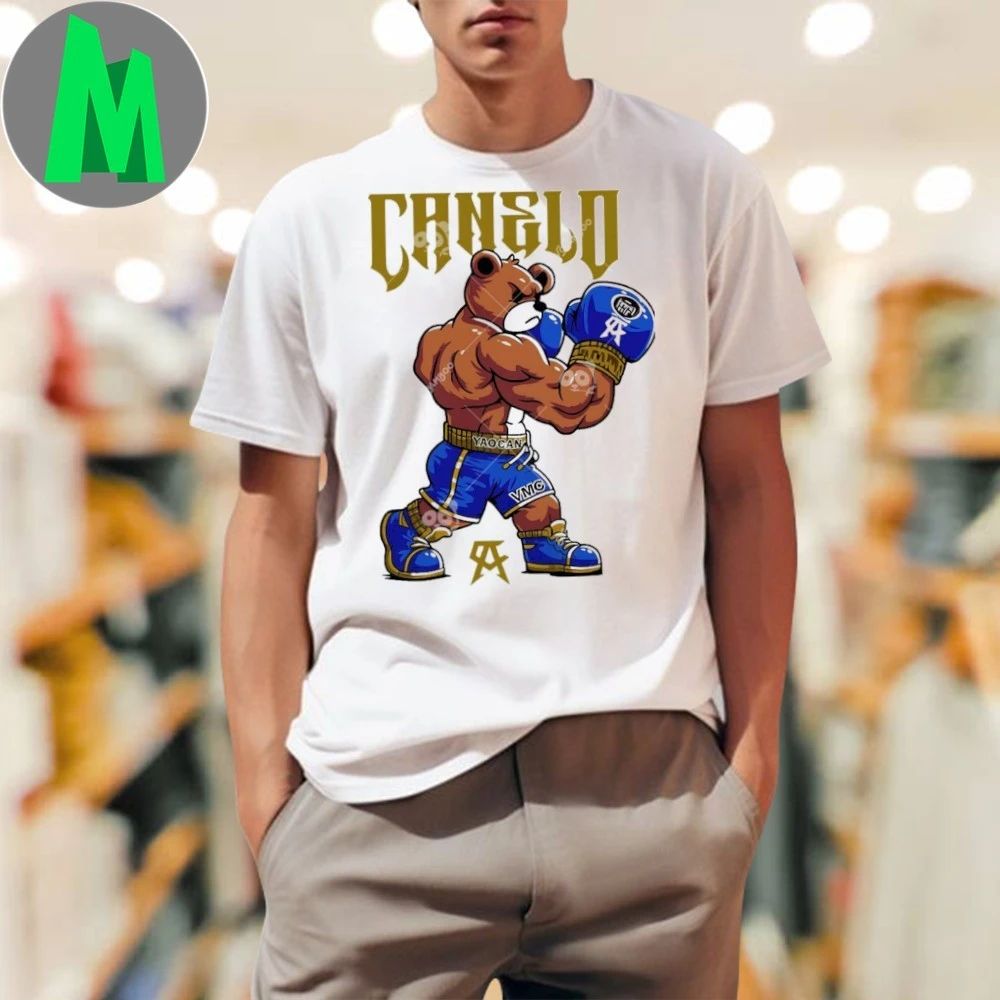 Canelo Alvarez Boxing Bear Mexicano - Adult & Kids T-Shirts, Sweatshirts & Hoodies apparel design preview 1