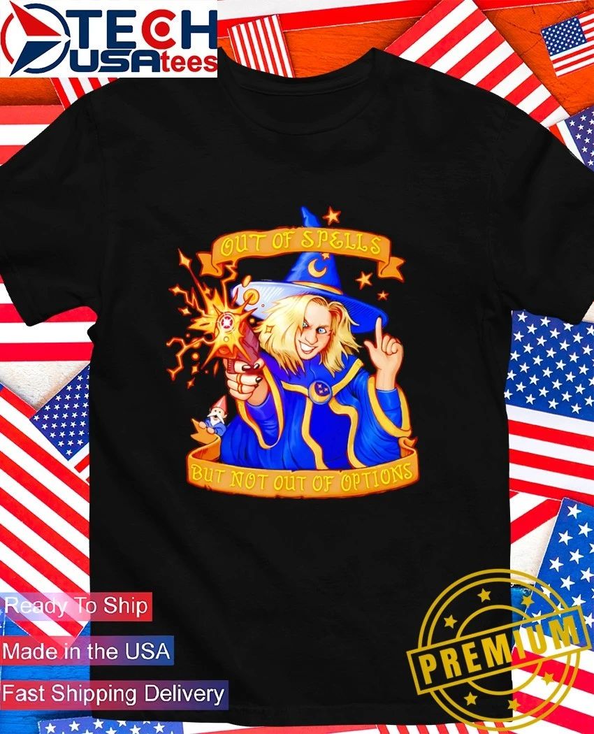 Greg the Sorcerer x DP out of spells but not options - Adult & Kids T-Shirts, Sweatshirts & Hoodies apparel design preview 1