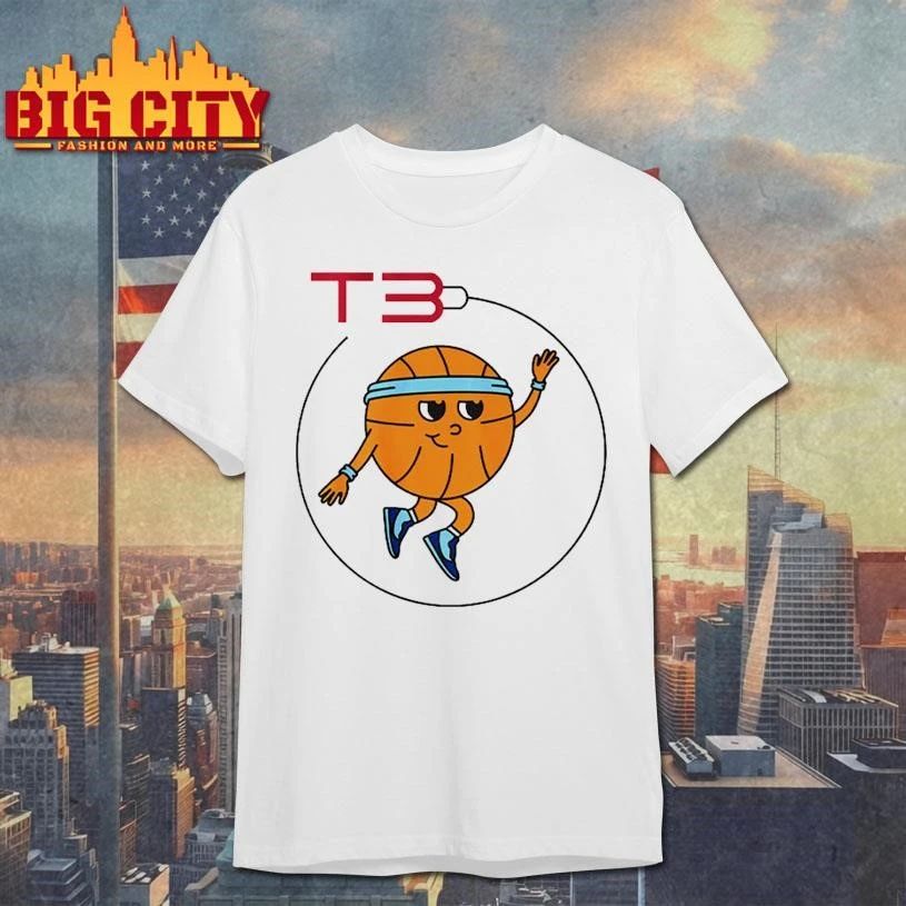 T3 Basketball Logo - Adult & Kids T-Shirts, Sweatshirts & Hoodies apparel design preview 1