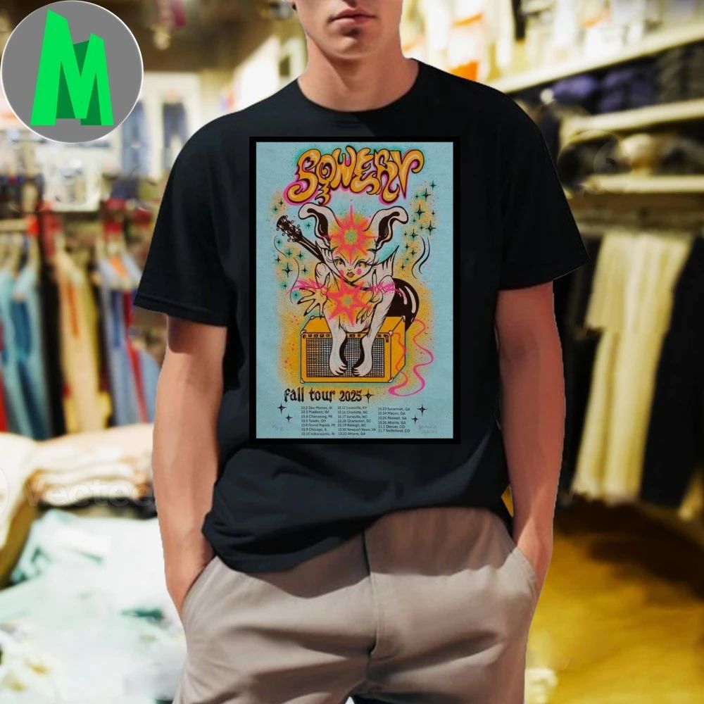 Sqwerv Fall Tour 2025 Poster - Adult & Kids T-Shirts, Sweatshirts & Hoodies apparel design preview 1