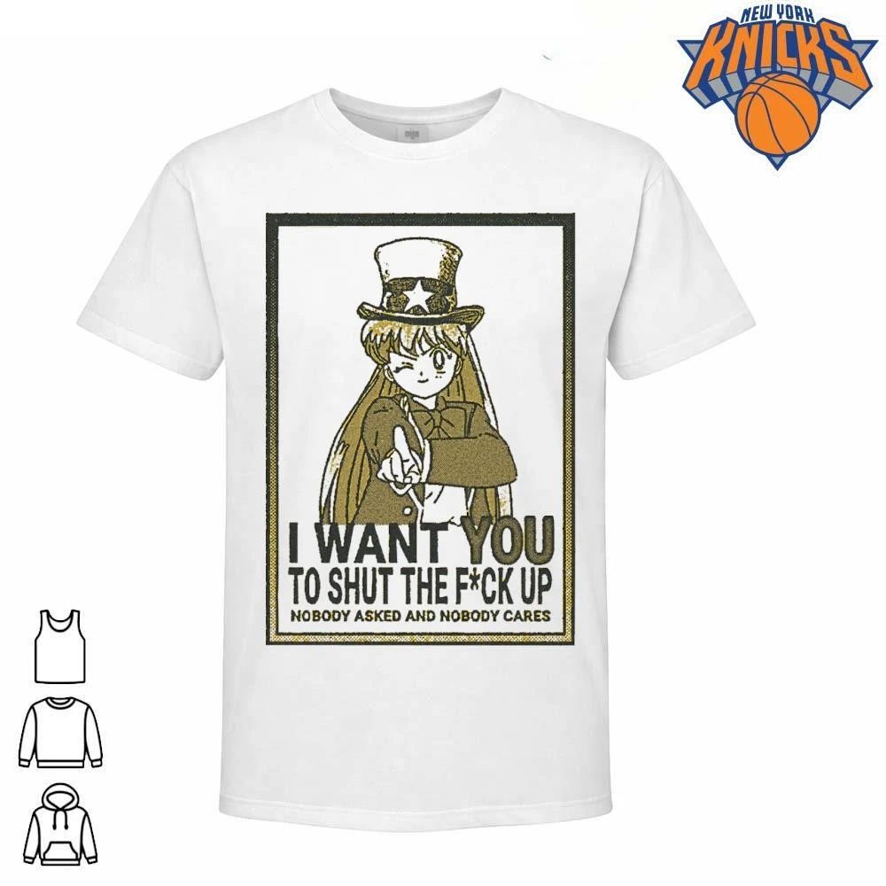 Anime Sailor Moon Uncle Sam I Want You To Shut Up - Adult & Kids T-Shirts, Sweatshirts & Hoodies apparel design preview 1