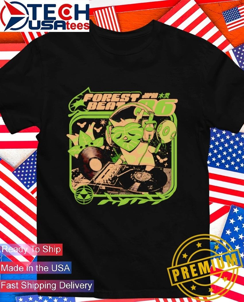 Zelda Forest Beats Japan - Adult & Kids T-Shirts, Sweatshirts & Hoodies apparel design preview 1
