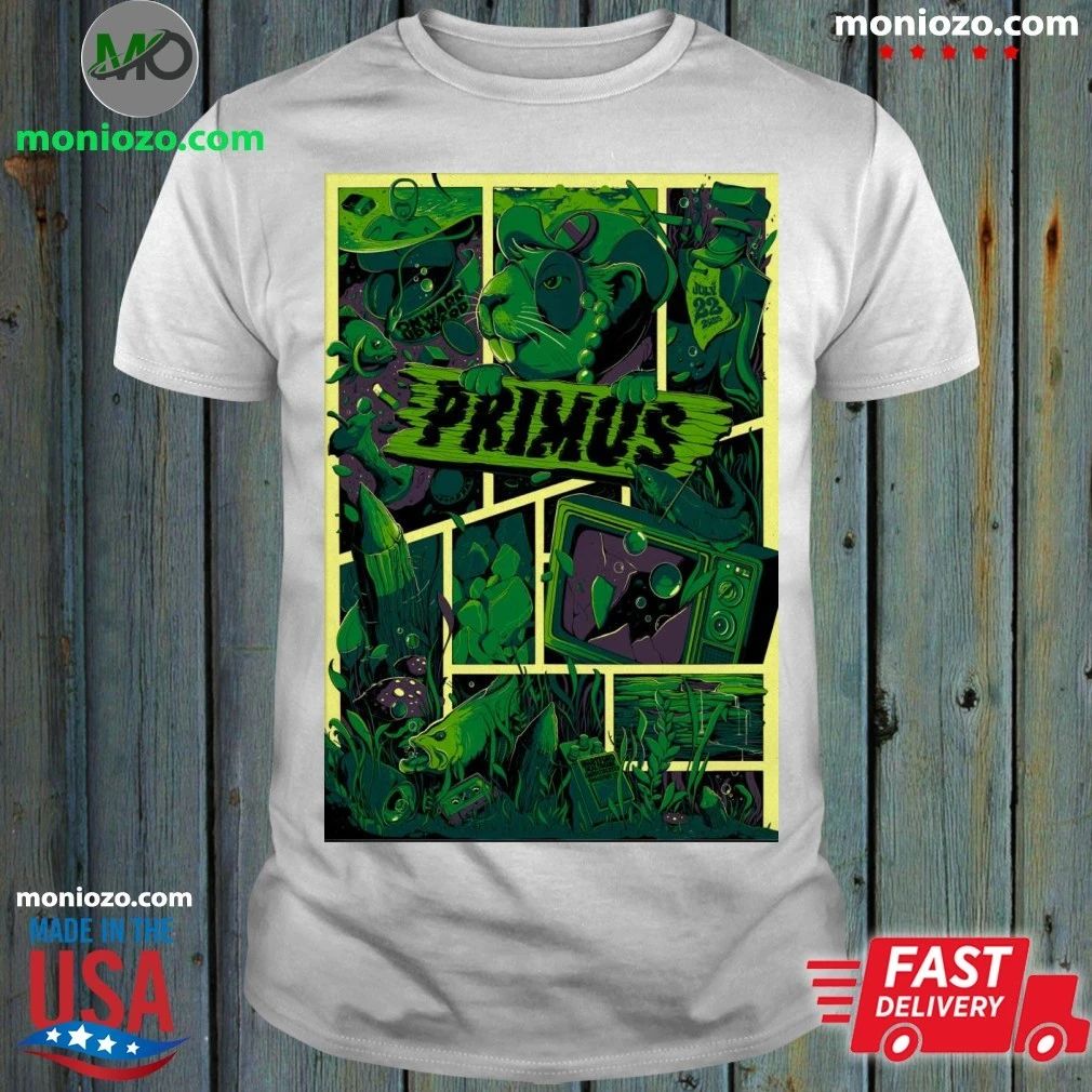 Primus In Bridgeport CT On July 22 2025 Poster - Adult & Kids T-Shirts, Sweatshirts & Hoodies apparel design preview 1