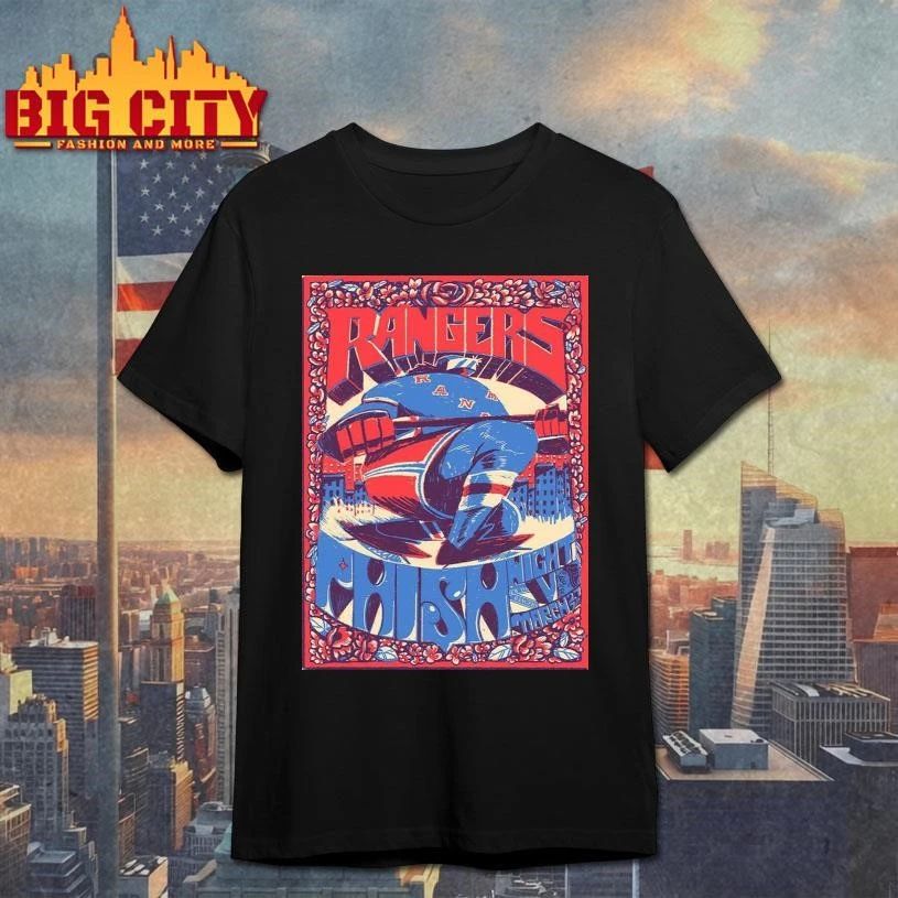 Phish X New York Rangers Vs Chicago Blackhawks Match - Adult & Kids T-Shirts, Sweatshirts & Hoodies apparel design preview 1