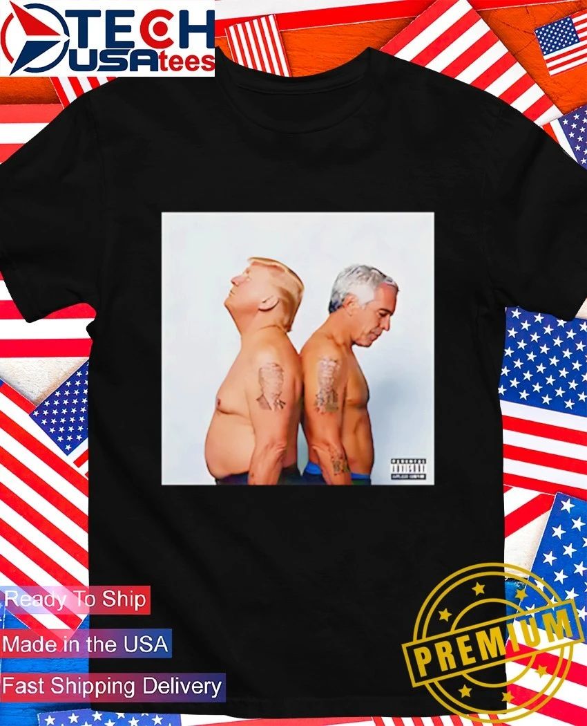 Trump X Epstein RA3 Sremmurd Album Cover parody - Adult & Kids T-Shirts, Sweatshirts & Hoodies apparel design preview 1