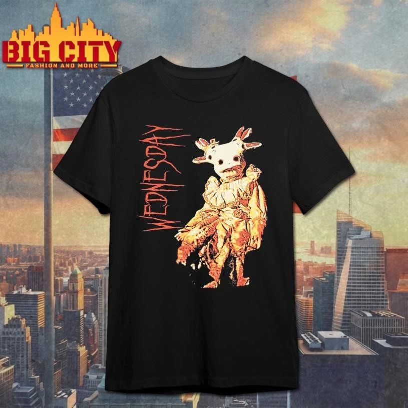 Ednesday Standing Doll Scary - Adult & Kids T-Shirts, Sweatshirts & Hoodies apparel design preview 1