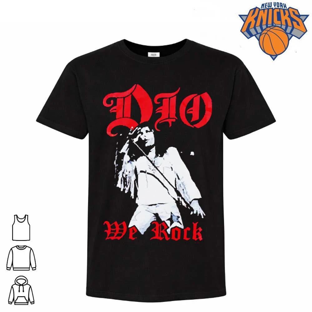 Dio We Rock Heavy Metal N Roll Band Vintage - Adult & Kids T-Shirts, Sweatshirts & Hoodies apparel design preview 1