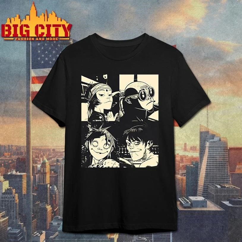 Gorillaz The Mountain Vintage - Adult & Kids T-Shirts, Sweatshirts & Hoodies apparel design preview 1