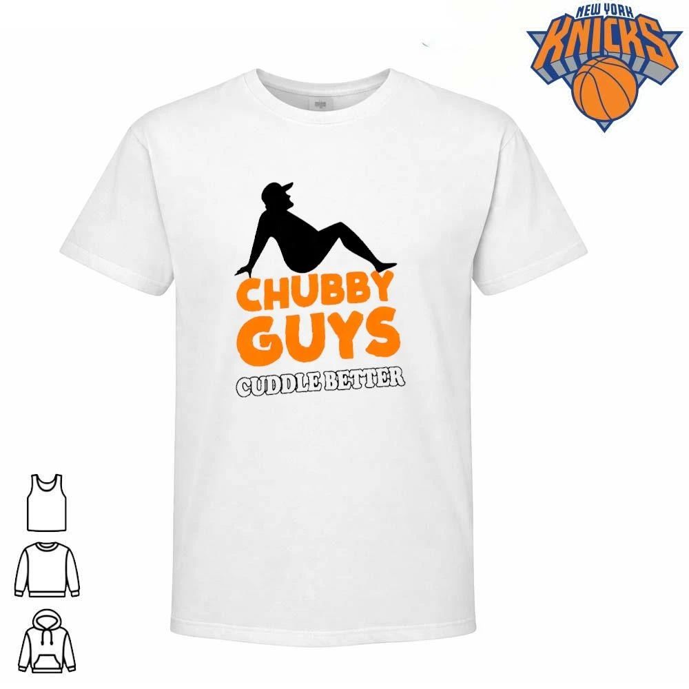 Chubby Guys Cuddle Better Funny Silhouette - Adult & Kids T-Shirts, Sweatshirts & Hoodies apparel design preview 1