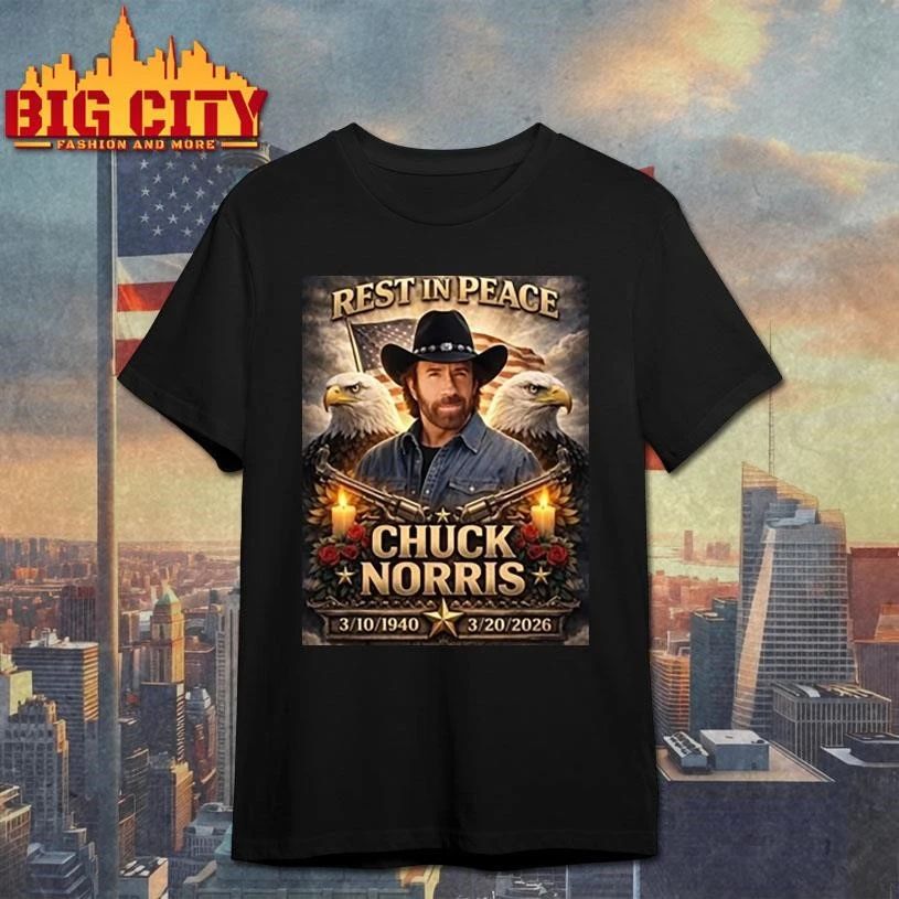 Chuck Norris Rest In Peace Graphic - Adult & Kids T-Shirts, Sweatshirts & Hoodies apparel design preview 1