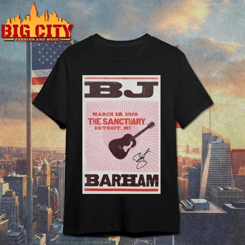 BJ Barham Hamtramck The Sanctuary, 18 Mar 2026 Poster - Adult & Kids T-Shirts, Sweatshirts & Hoodies apparel design preview 1