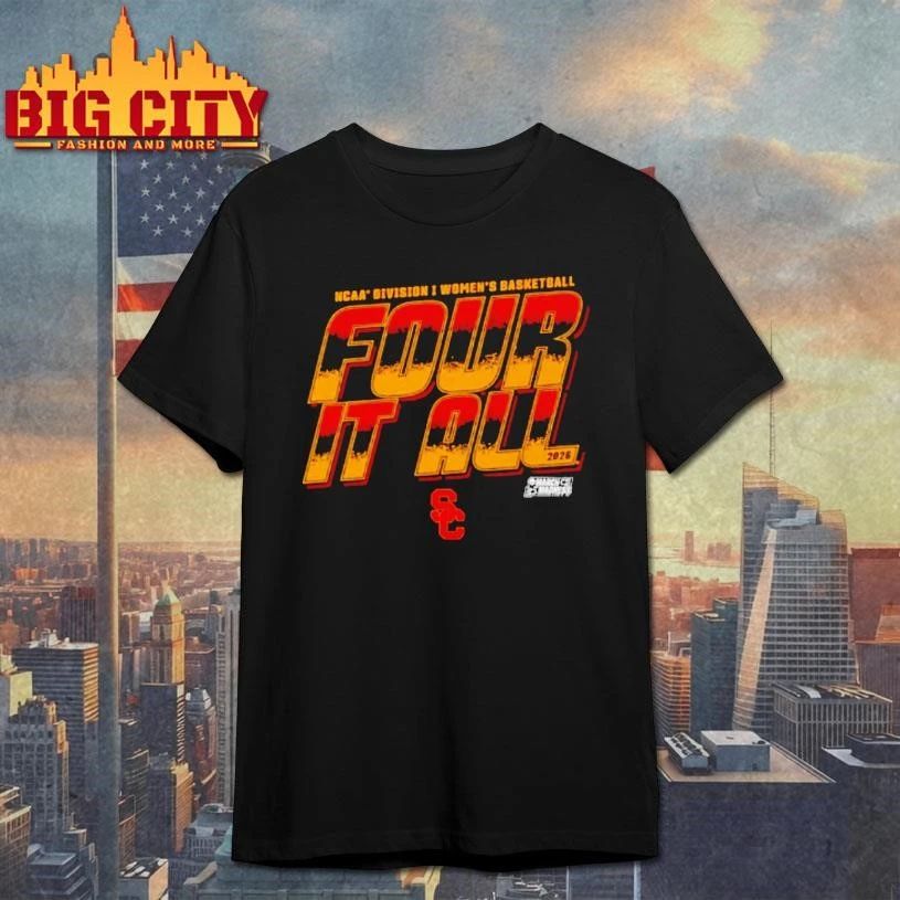 Usc Trojans 2026 Ncaa Division I Womens Basketball - Adult & Kids T-Shirts, Sweatshirts & Hoodies apparel design preview 1