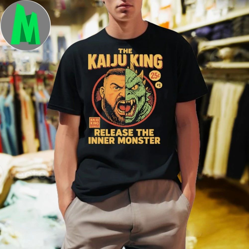 The Kaiju King Release inner Monster Unleash - Adult & Kids T-Shirts, Sweatshirts & Hoodies apparel design preview 1
